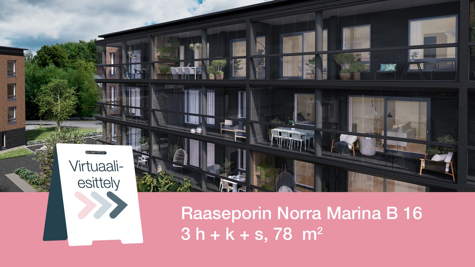 Myytävät asunnot Raaseporissa, Tammisaaressa. 