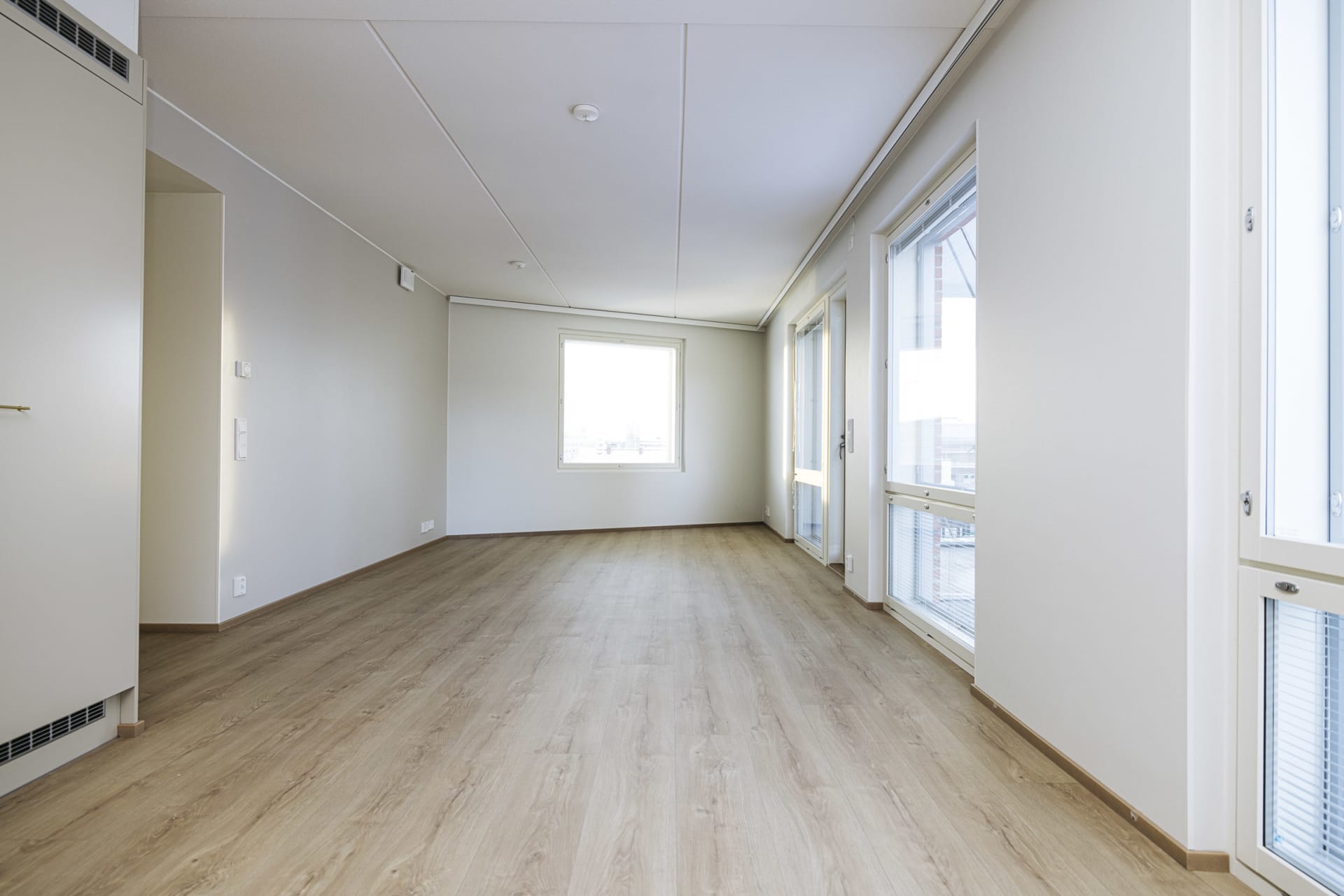 Myytävät asunnot Seinäjoen Veturikorttelissa.