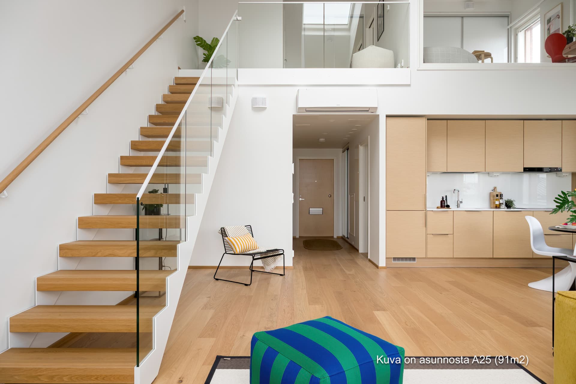 Myytävät asunnot Helsingin Waltari, Töölöntulli, Meilahti. Kuva on Helsingin Waltarin asunnosta A 25.