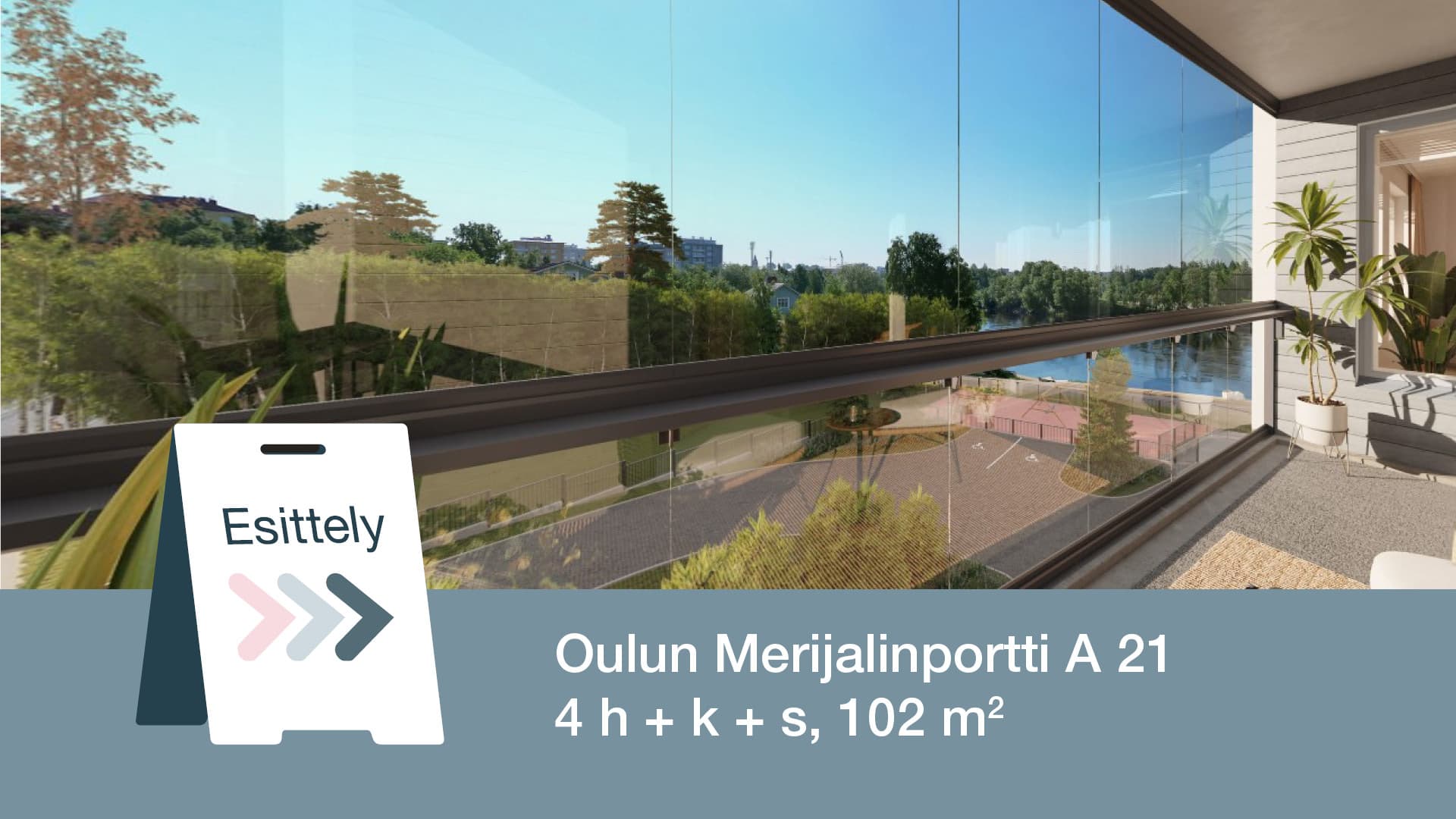 Myytävät asunnot Oulun Merijalinrannassa
