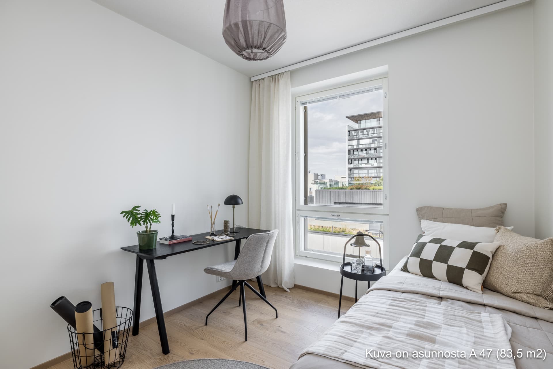 Myytävät asunnot Espoon Tuultentietäjä, Tapiola. Kuva on Espoon Tuultentietäjän asunnosta A 47.