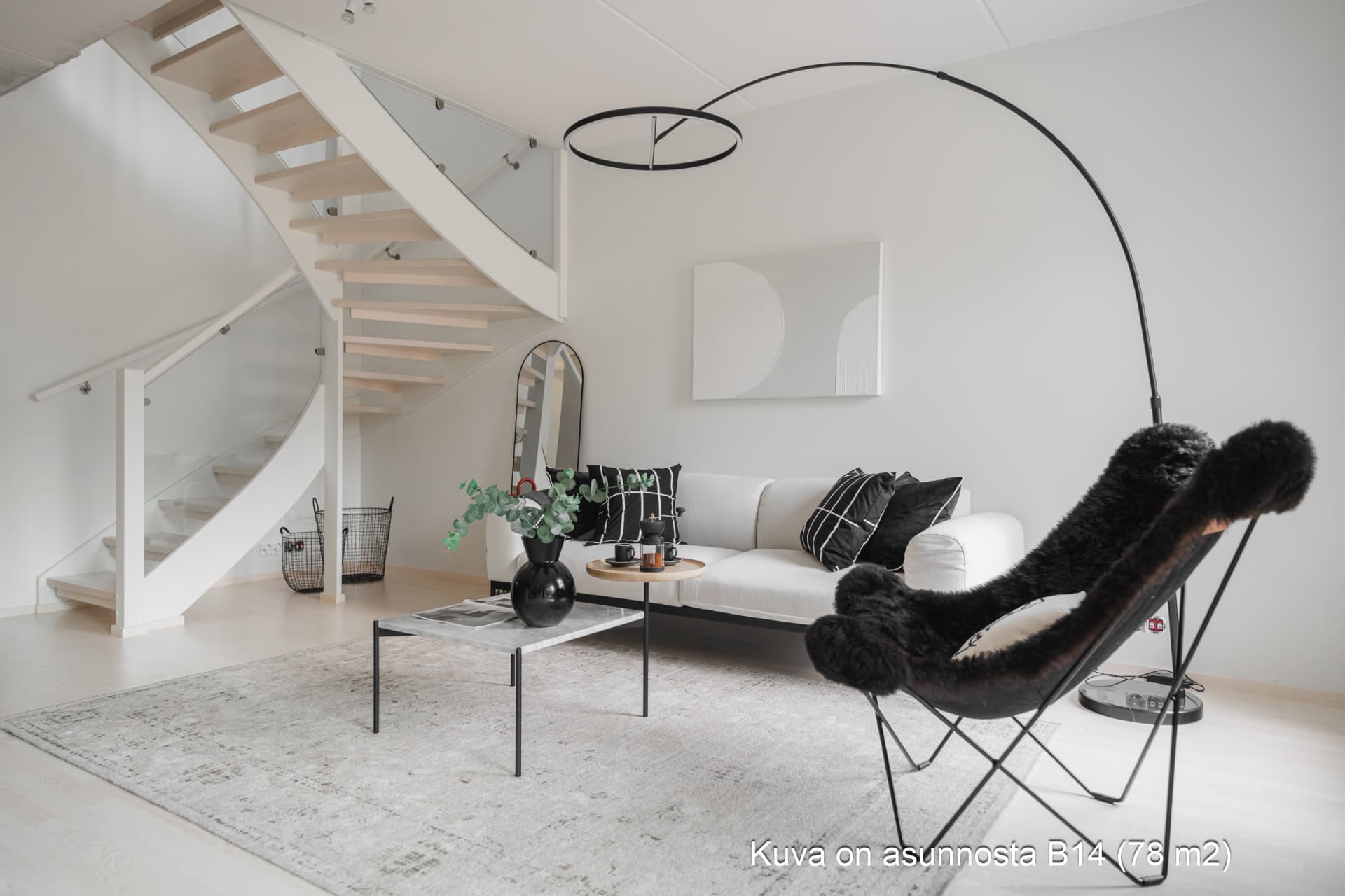 Myytävät asunnot Raaseporin Norra Marina, Tammisaari. Kuva on Raaseporin Norra Marinan asunnosta B 14.