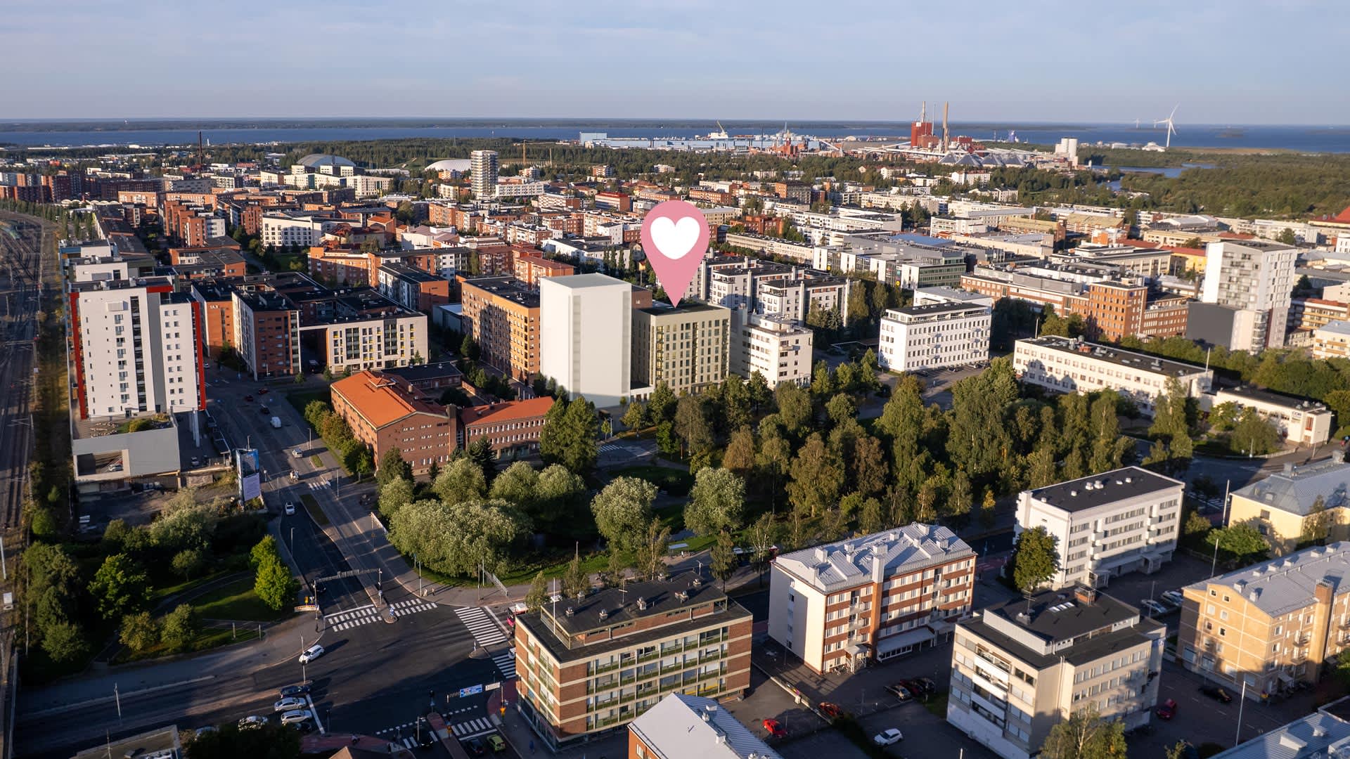 Myytävät asunnot Oulun Telefooni-korttelissa. Asunto Oy Oulun Teleportti rakennetaan rauhalliselle alueelle ydinkeskustan tuntumaan. Teleportin kodeista avautuvat upeat näkymät joko suojaisalle korttelipihalle tai vehreään Lyötynpuistoon. 