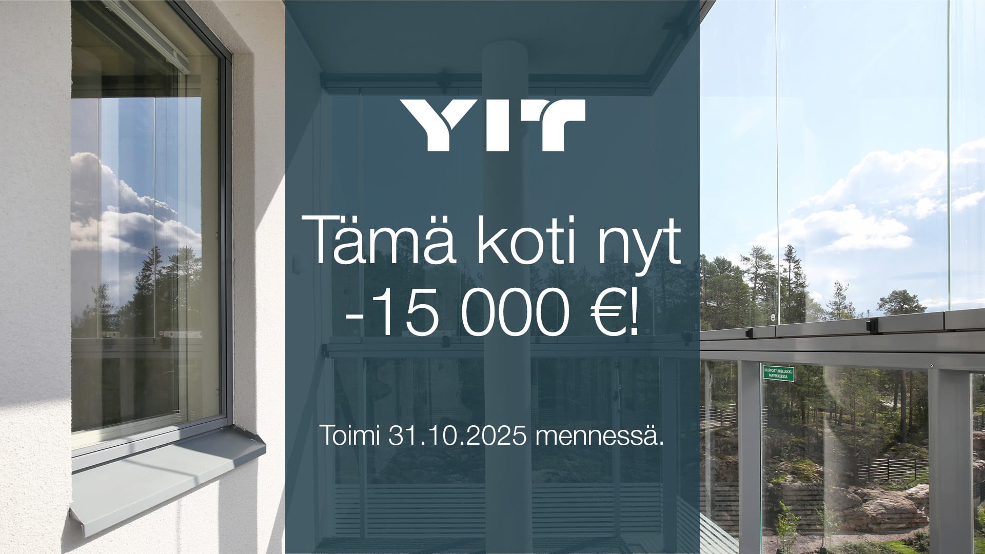 Myytävät asunnot Espoon Katajakallio, Nöykkiö. Tämä asunto -15 000 € 31.10.2025 saakka.