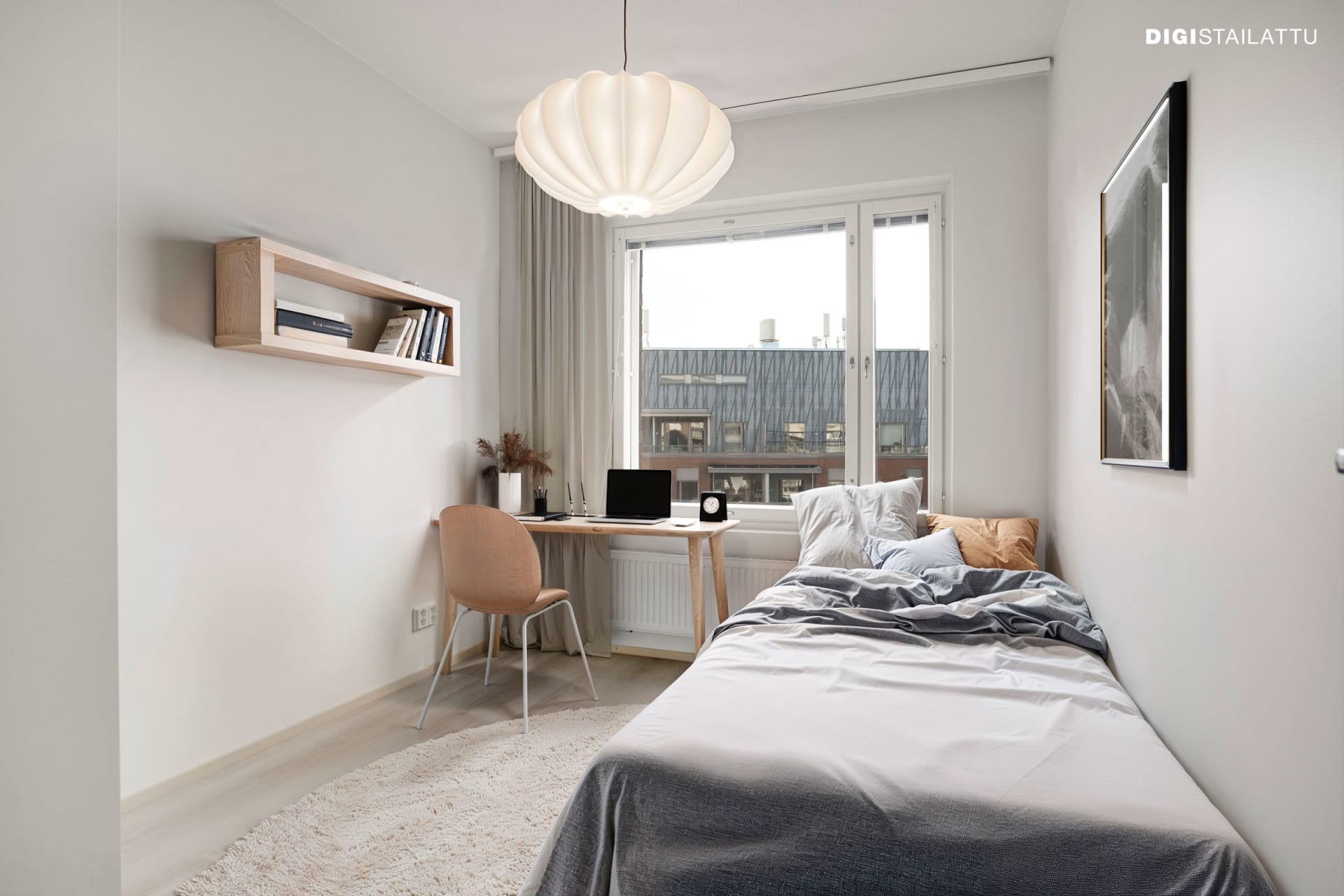 Myytävät asunnot Helsingin Gunnel, Arabianranta. Digistailattu kuva Helsingin Gunnelin asunnosta G 260.