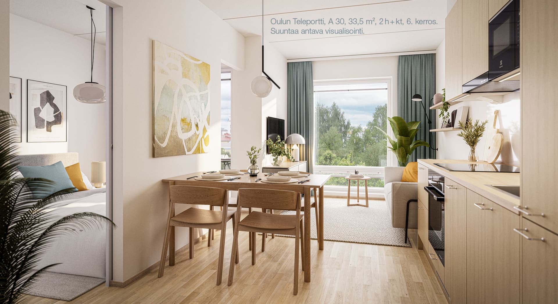 Myytävät asunnot Oulussa. Oulun Teleportti Telefooni-korttelissa.