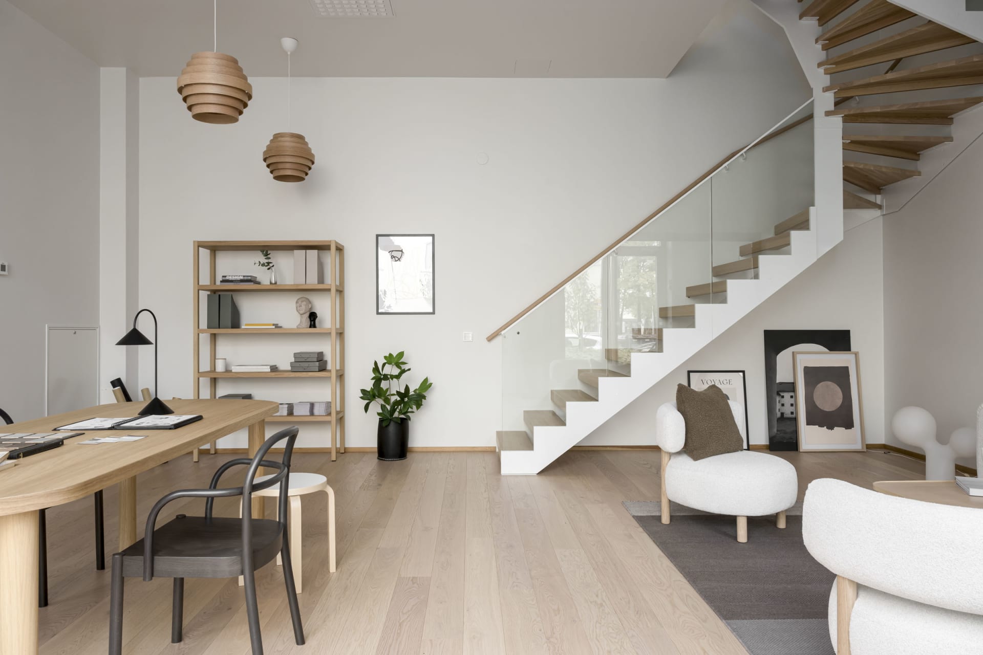 Myytävät asunnot, Helsingin Waltari, Töölöntulli, Meilahti, Stailattu kuva asunnosta A 1.