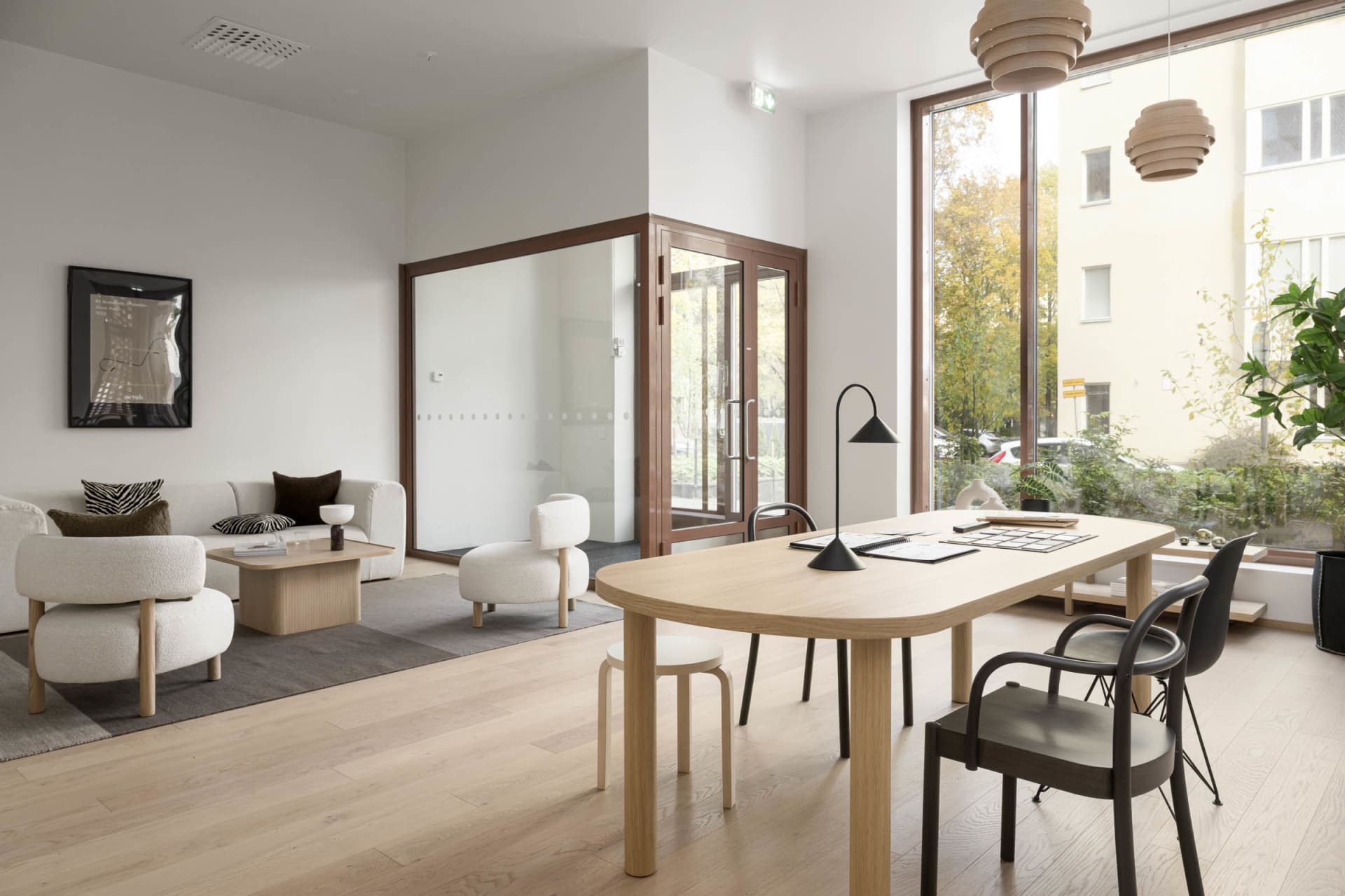 Myytävät asunnot, Helsingin Waltari, Töölöntulli, Meilahti, Stailattu kuva asunnosta A 1.