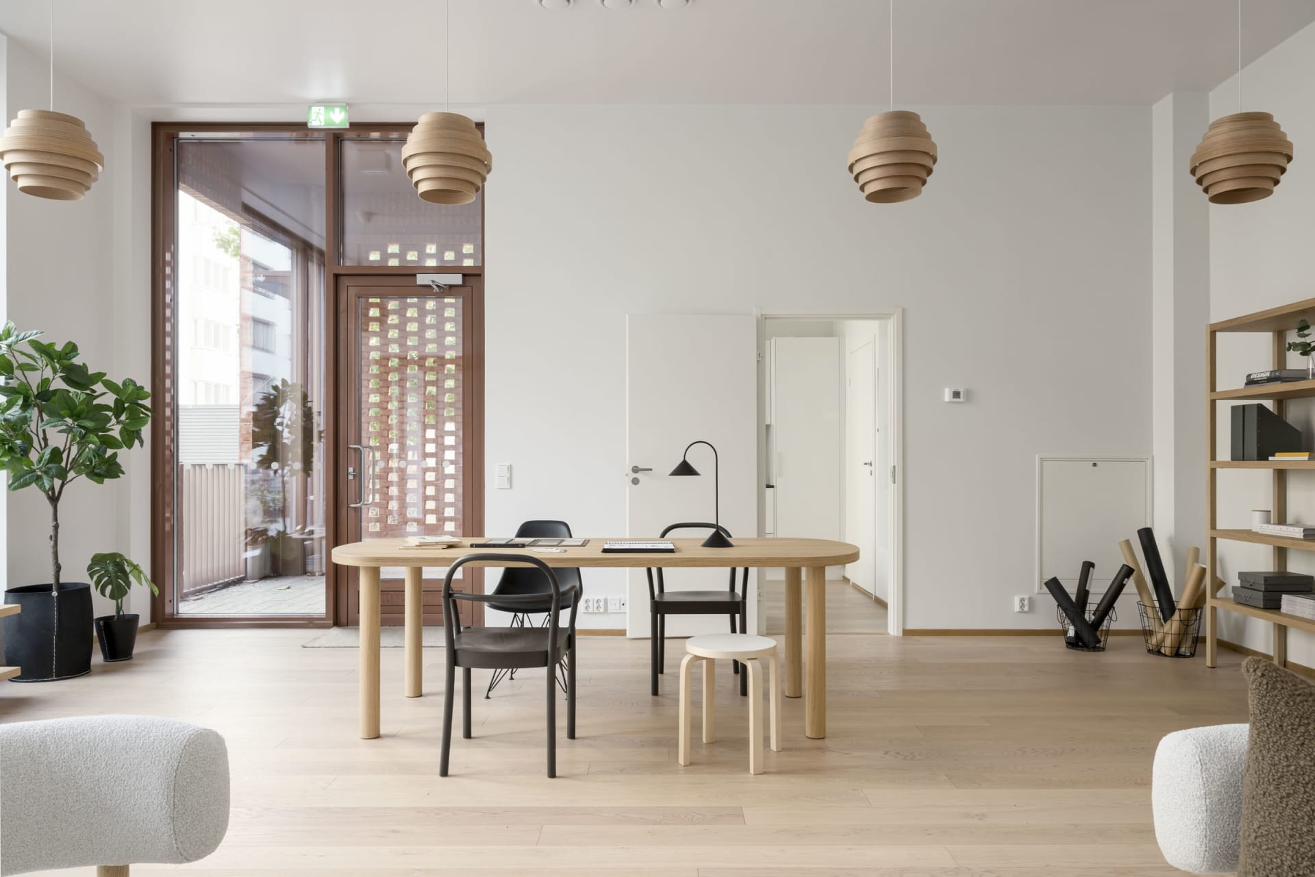 Myytävät asunnot, Helsingin Waltari, Töölöntulli, Meilahti, Stailattu kuva asunnosta A 1.