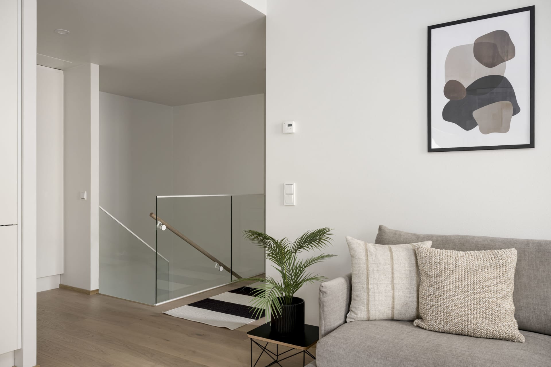 Myytävät asunnot, Helsingin Waltari, Töölöntulli, Meilahti, Stailattu kuva asunnosta A 1.