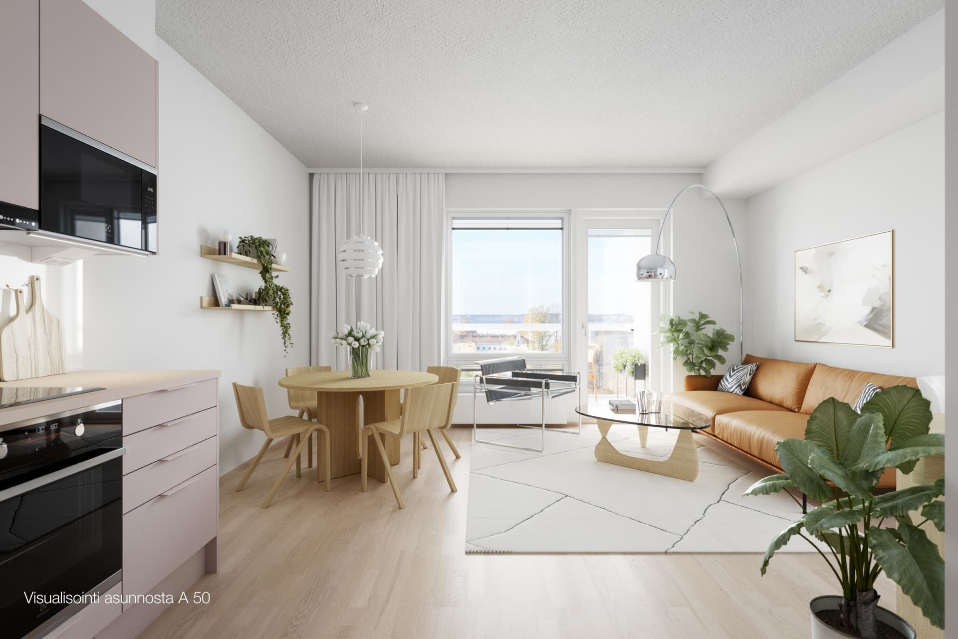 Myytävät asunnot Rauhaniemessä Tampereella. Soinnun kodit valmistuvat joulukuussa 2026.