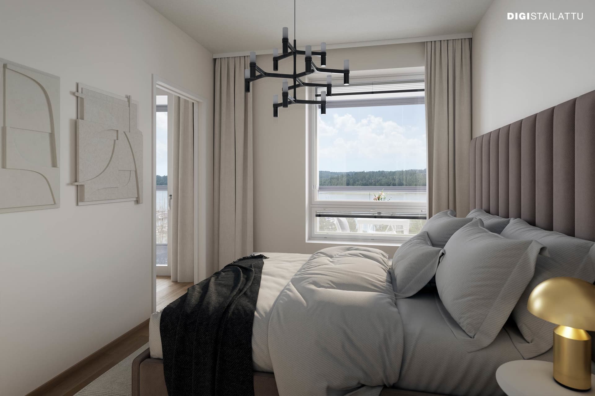 Myytävät asunnot Espoon Vesta, Marinranta, Kivenlahti. Osassa koteja upeat merimaisemat, jokaisen kodin parveke on merelle päin.