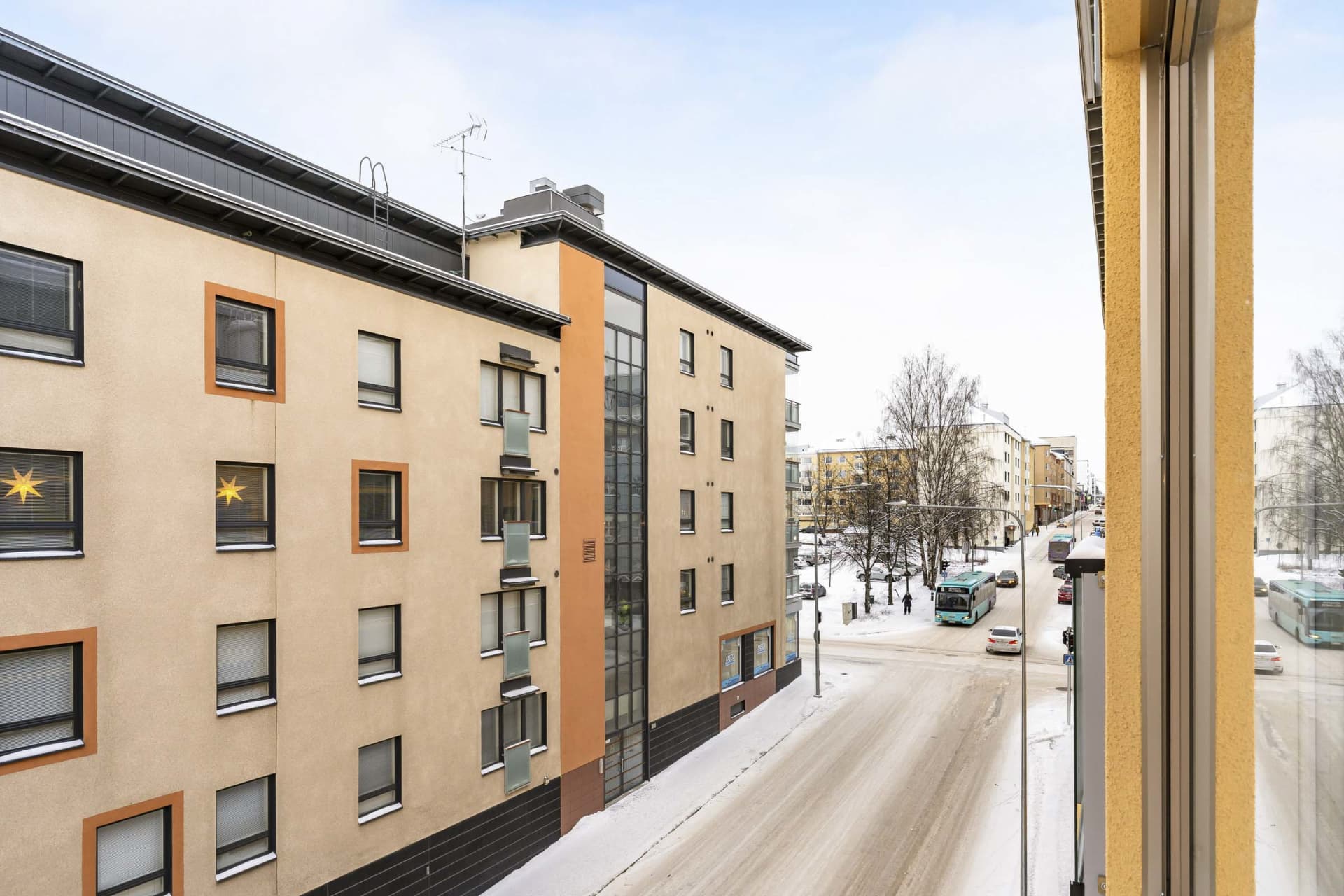 Myytävät asunnot Kuopion keskustassa Maaherrankadulla