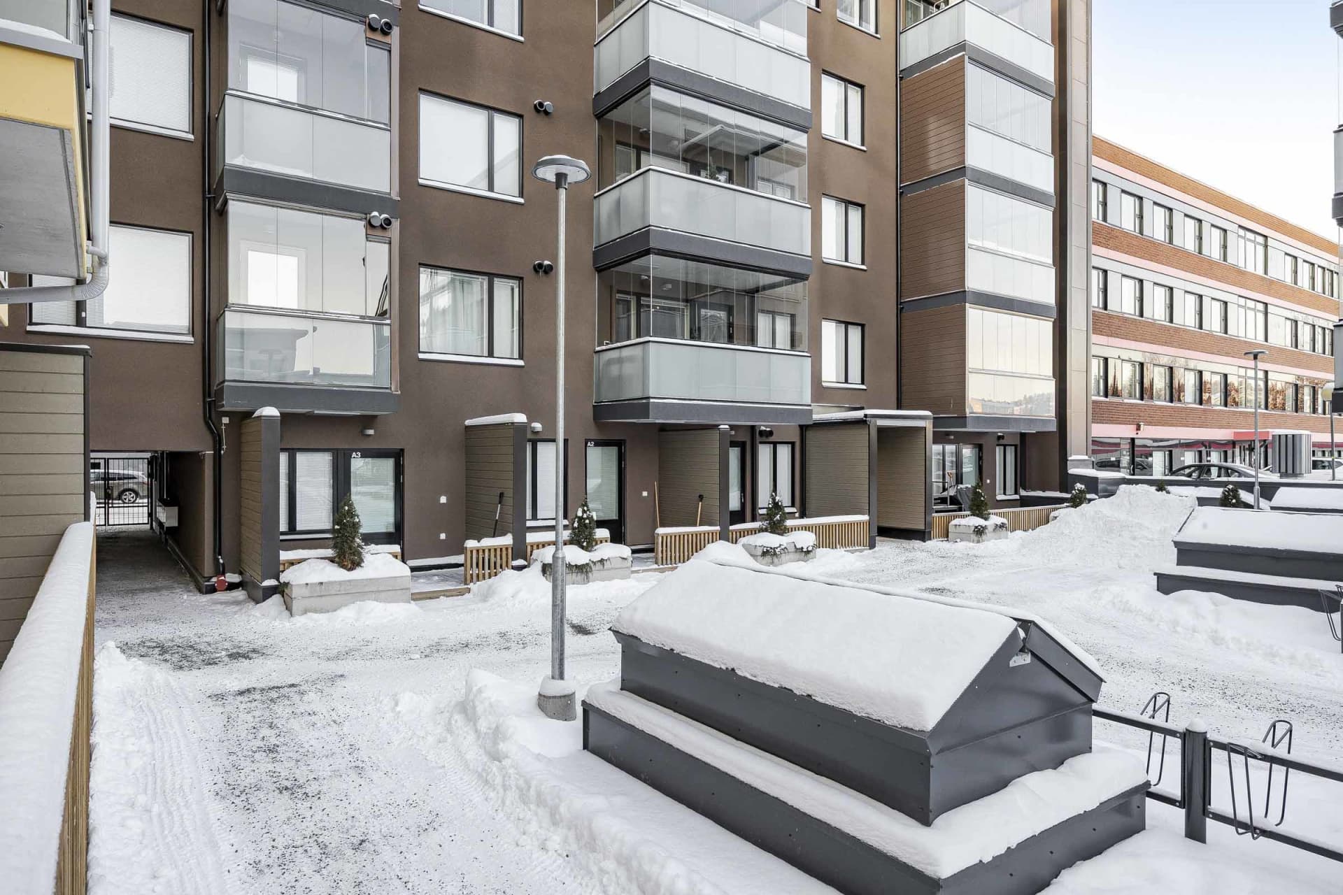 Myytävät asunnot Kuopion keskustassa Maaherrankadulla