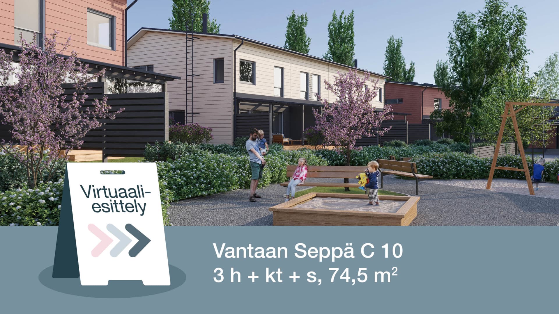 Myytävät asunnot Ylästö. Vantaan Seppä. 