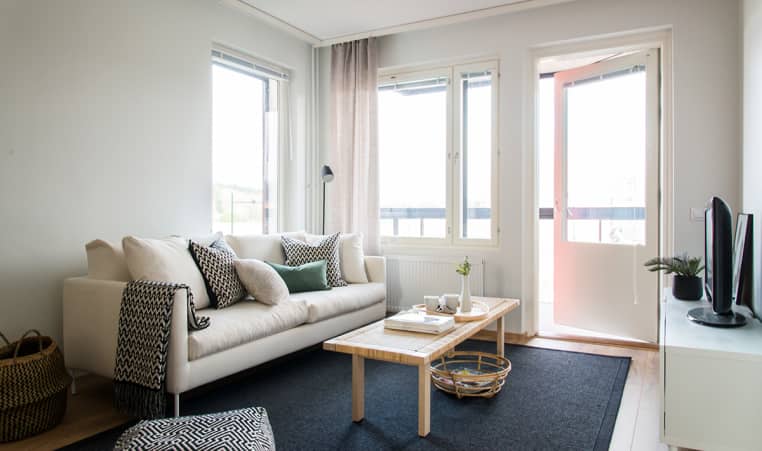 Esimerkkiasunto 3h+kt+s 67,5 m²