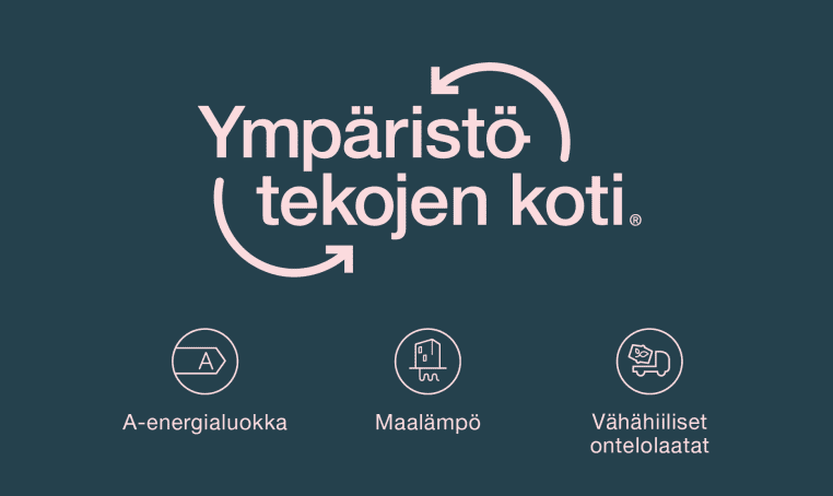 A energy class - Geothermal heat - Low carbon materials