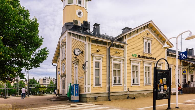 Keravan vuonna 1878 valmistunut rautatieasema on säilynyt alkuperäisessä asussaan.