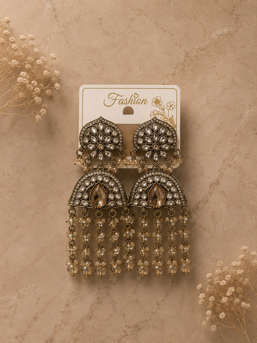 Shehzaadi Pearl Jhoomar Earrings