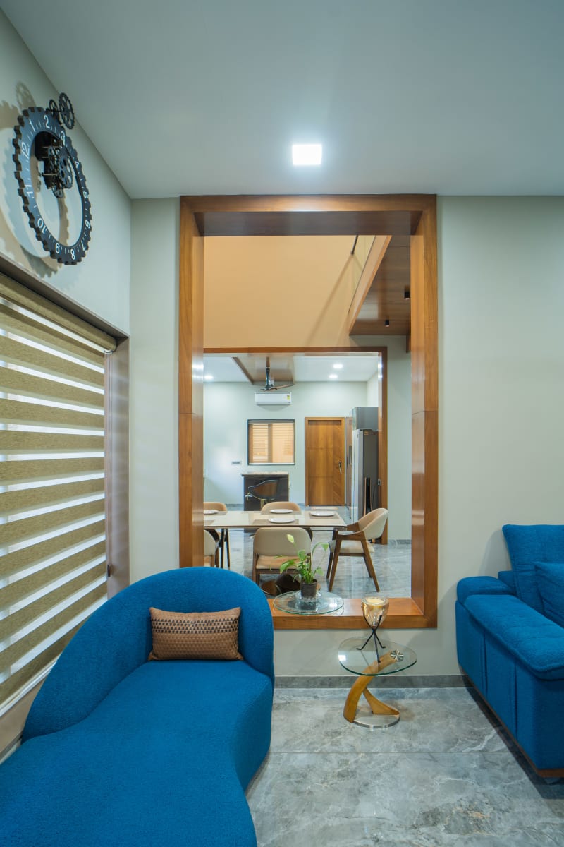 Bright open plan living area