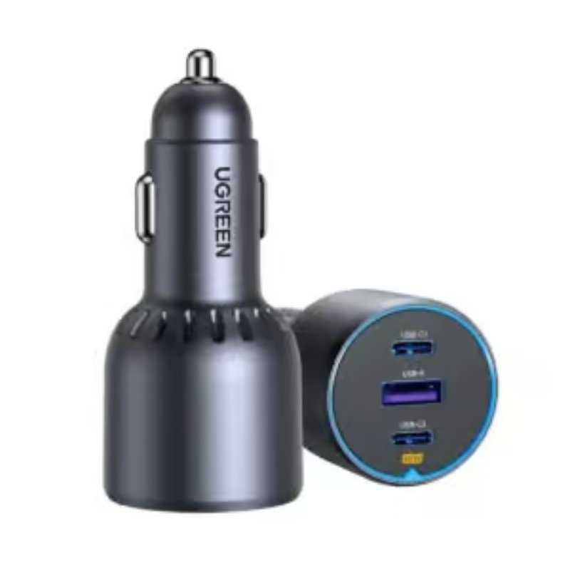 UGREEN 35024 75W Dual Type-C & USB Car Charger PD 3.0 QC 4.0+ PPS Fast Charging