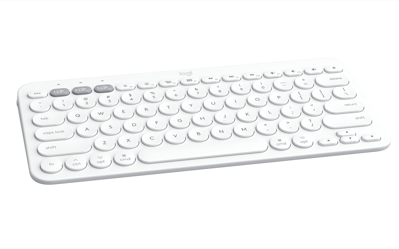 Logitech K380 Multi-Device Bluetooth Keyboard for Mac, Off White