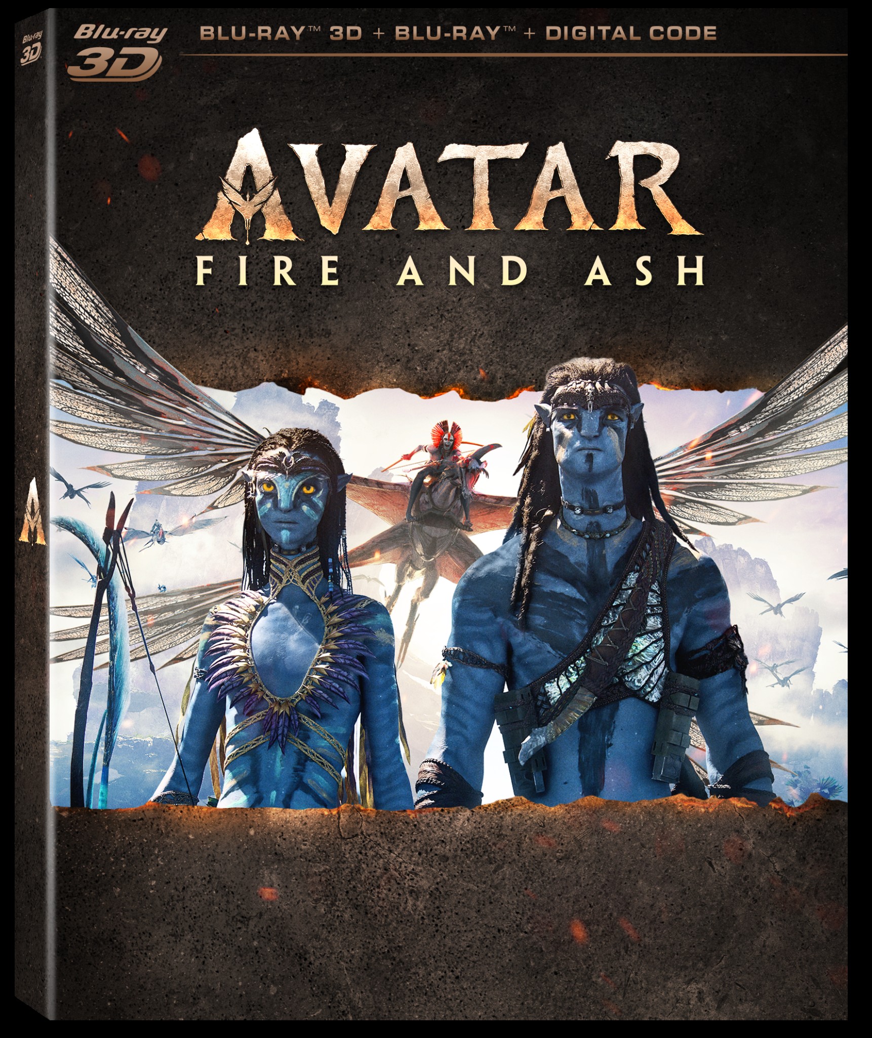Avatar: Fire And Ash (4 Disc) - 3D/BD Combo + Bonus Disc + Digital