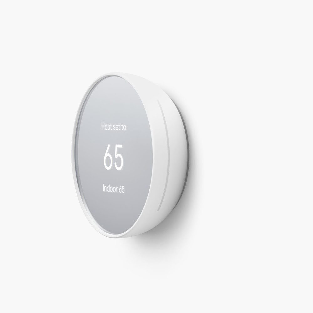Google Nest Thermostat - Smart Thermostat for Home - Programmable Wifi Thermostat - Snow