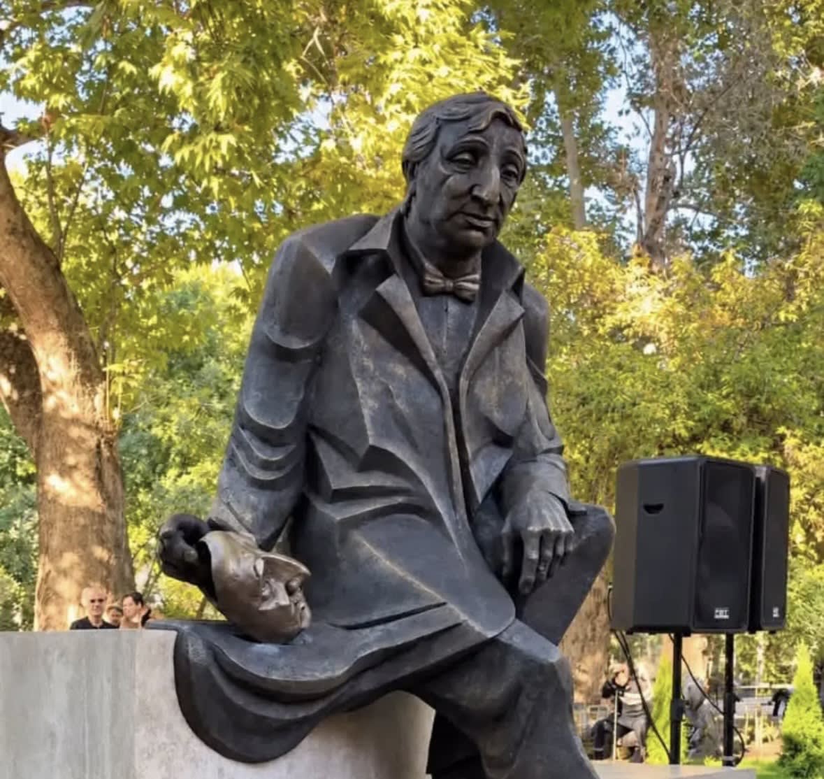 Monument to Mher Mkrtchyan in Yerevan