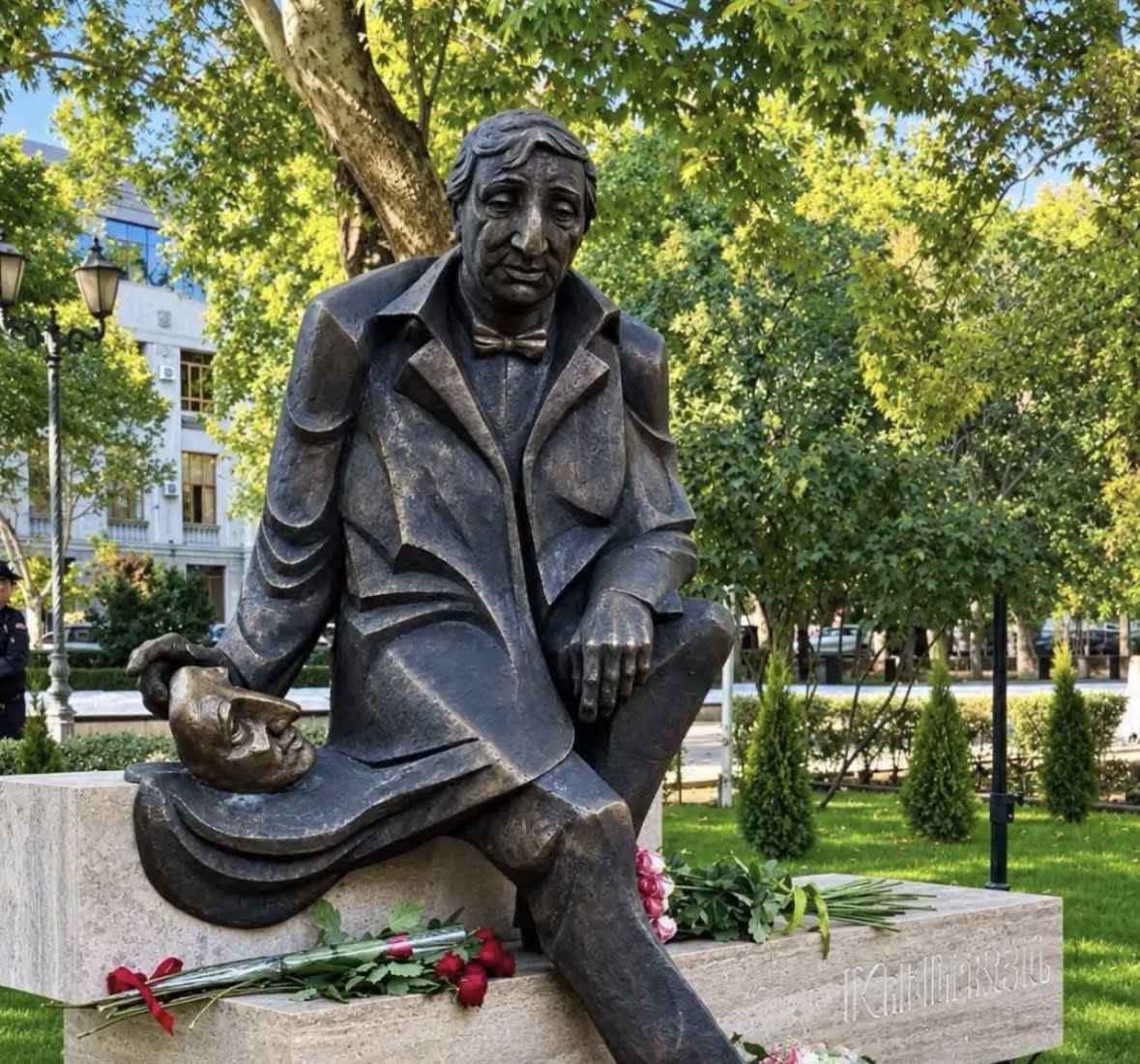 Monument to Mher Mkrtchyan in Yerevan