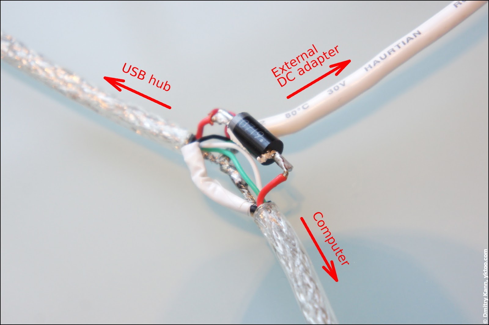 Uretfærdighed Traktat bandage How to add an external power supply to a USB hub | Yktoo