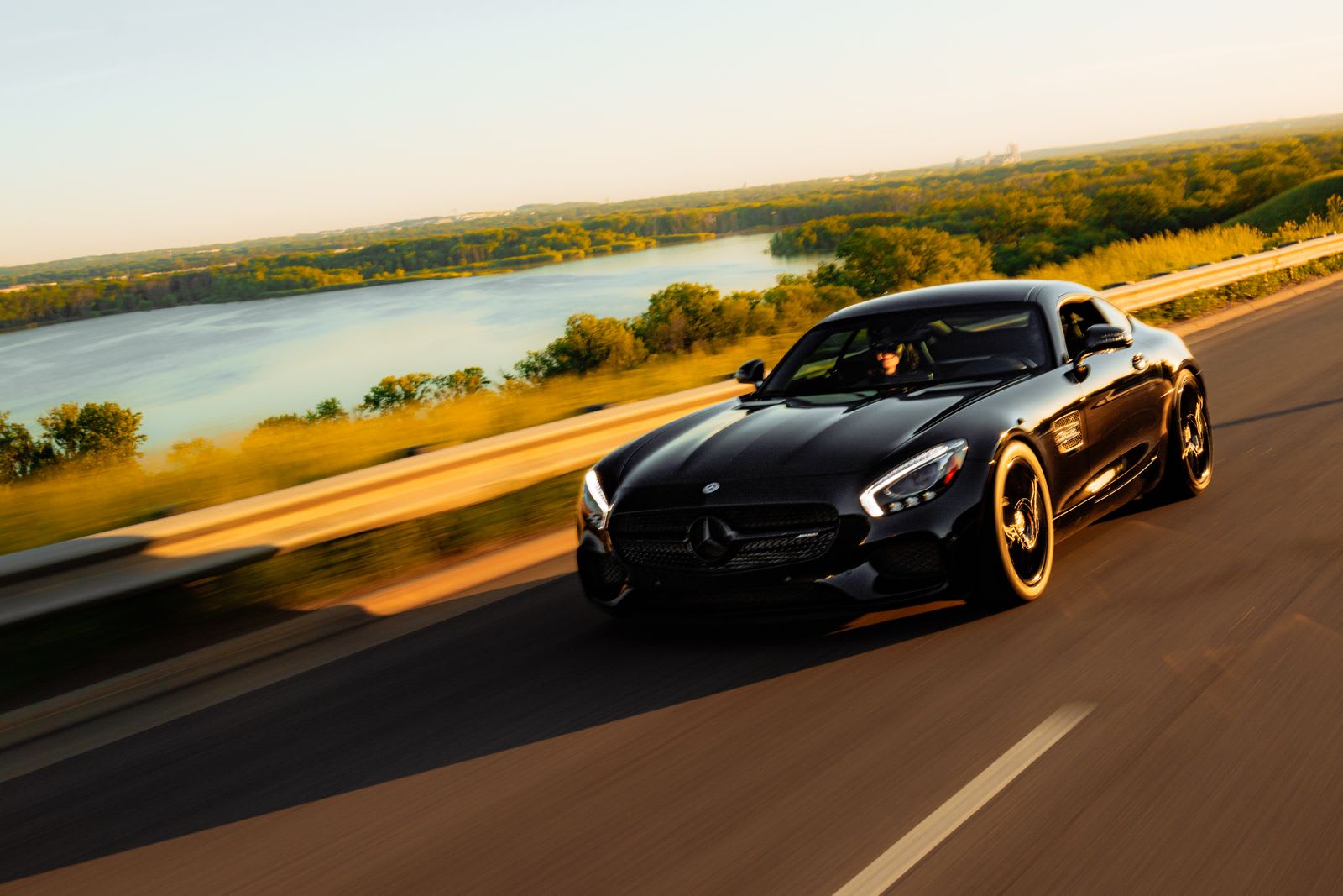 Mercedes on the road — BCH Supercar Hire