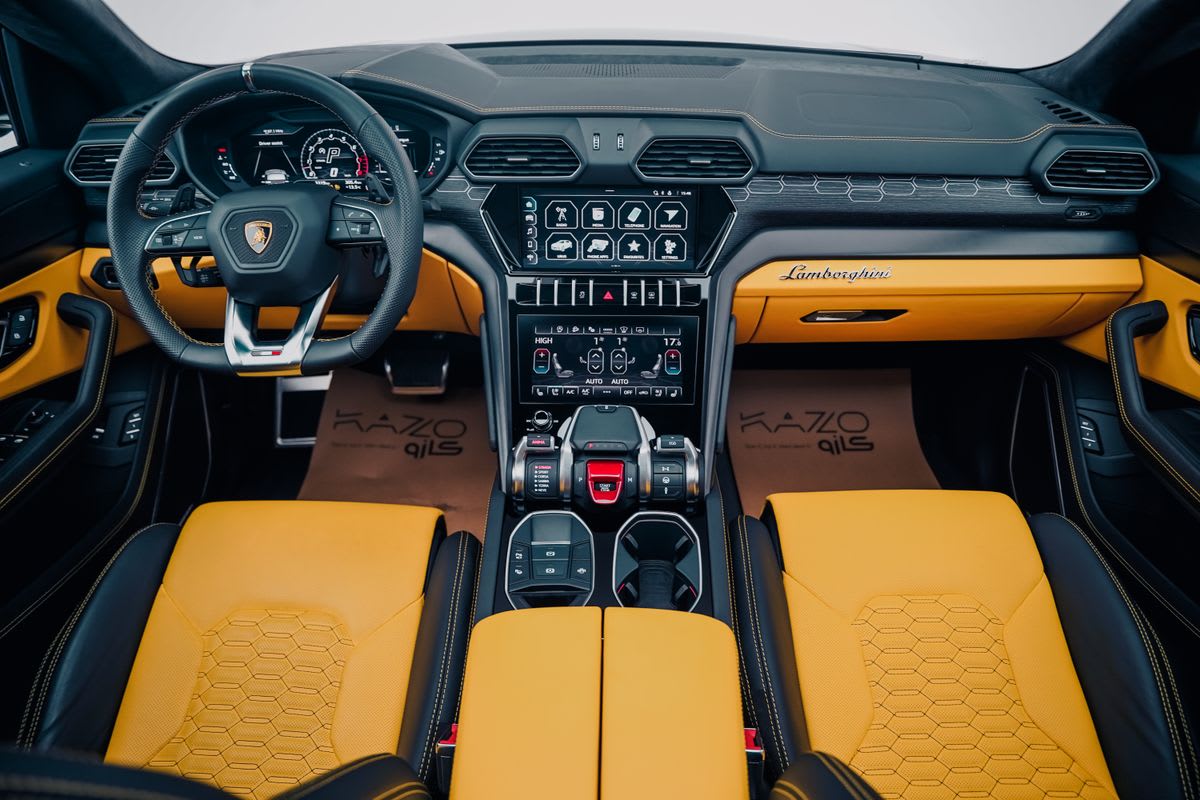 Lamborghini interior cockpit — BCH Supercar Hire