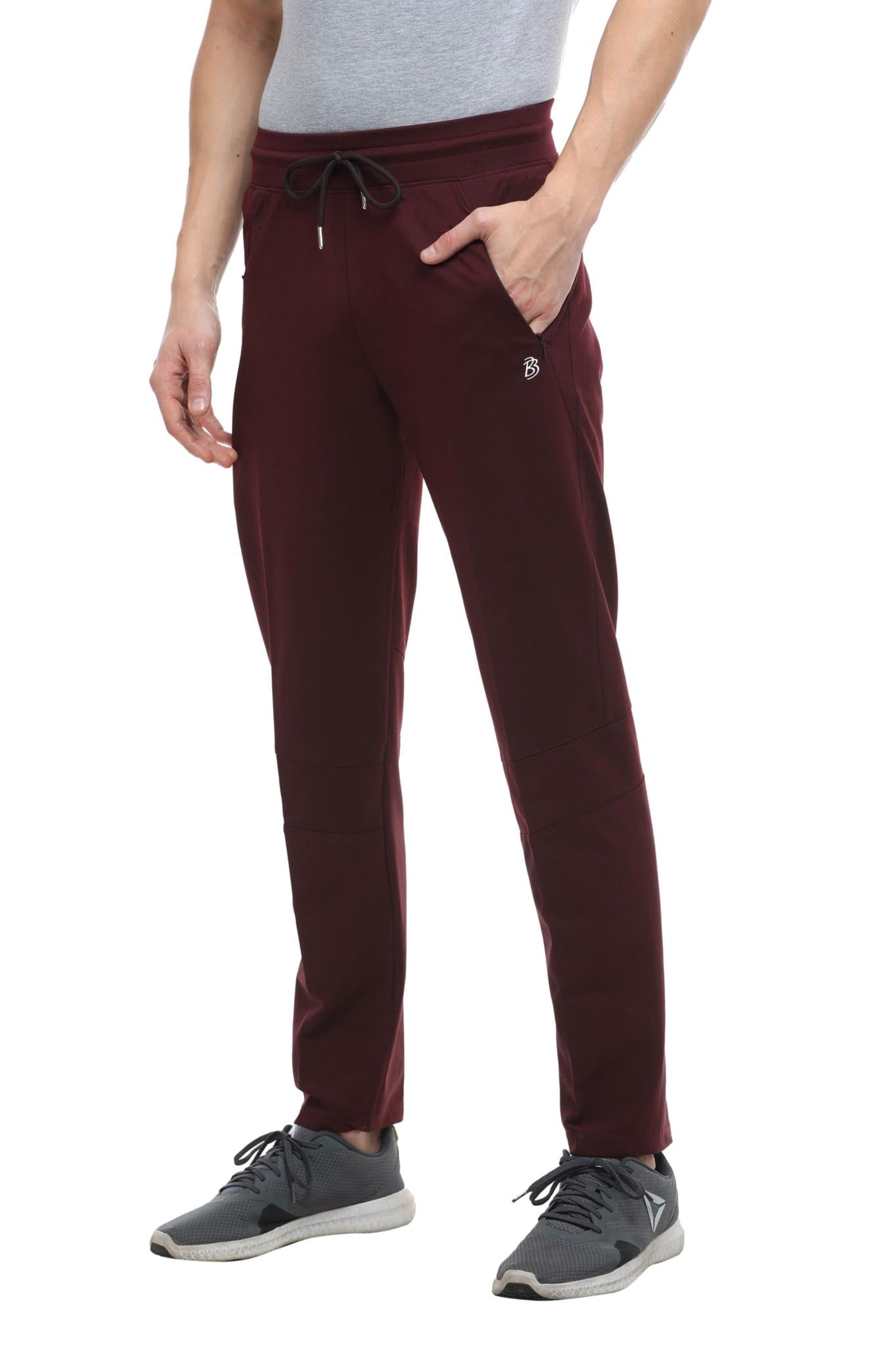 Canvas Lycra Cotton Rich Lower – BURGUNDY