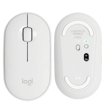 Mouse LOGITECH Óptico Inalámbrico M350S blanco