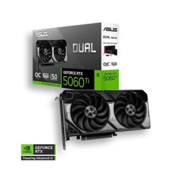 Tarjeta Gráfica RTX 5060 Ti 16GB GDDR7 Dual Fan