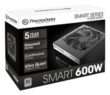 Fuente Thermaltake Smart 600W 80 PLUS White