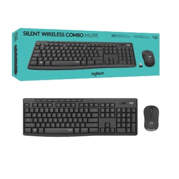Combo teclado y mouse inalámbrico MK295 SilentTouch