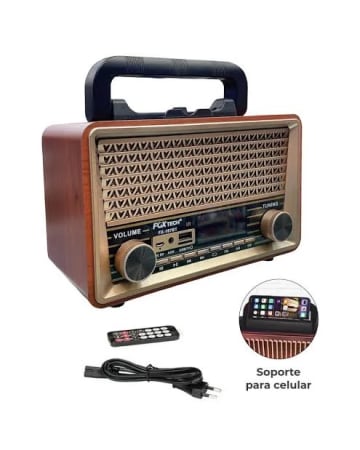 Radio portátil AM/FM/SW con Bluetooth