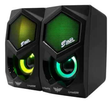 Parlantes Gamer Speaker RGB para PC