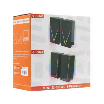 Mini parlantes digitales RGB E-1062