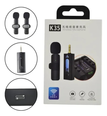 Micrófono inalámbrico K35 doble