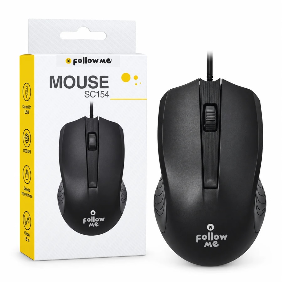 Mouse USB alámbrico sc154