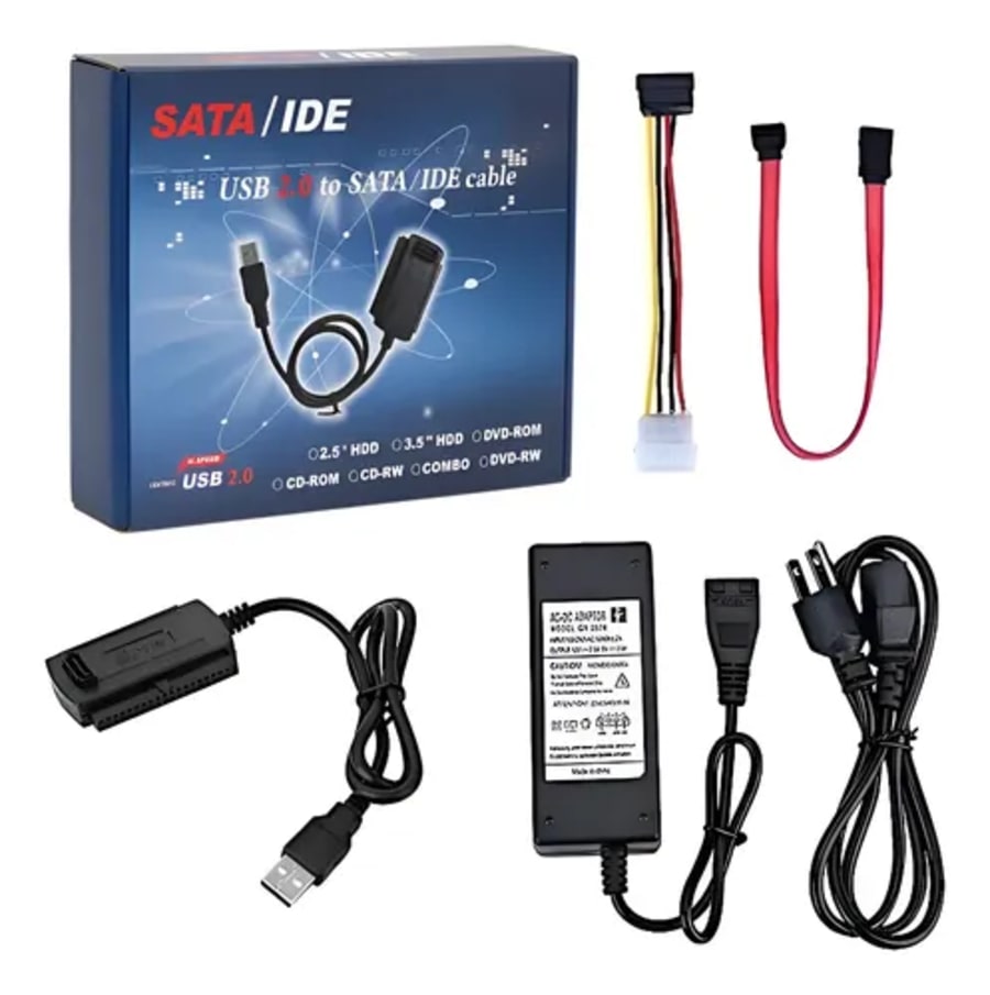 Cable/adaptador SATA e IDE para datos