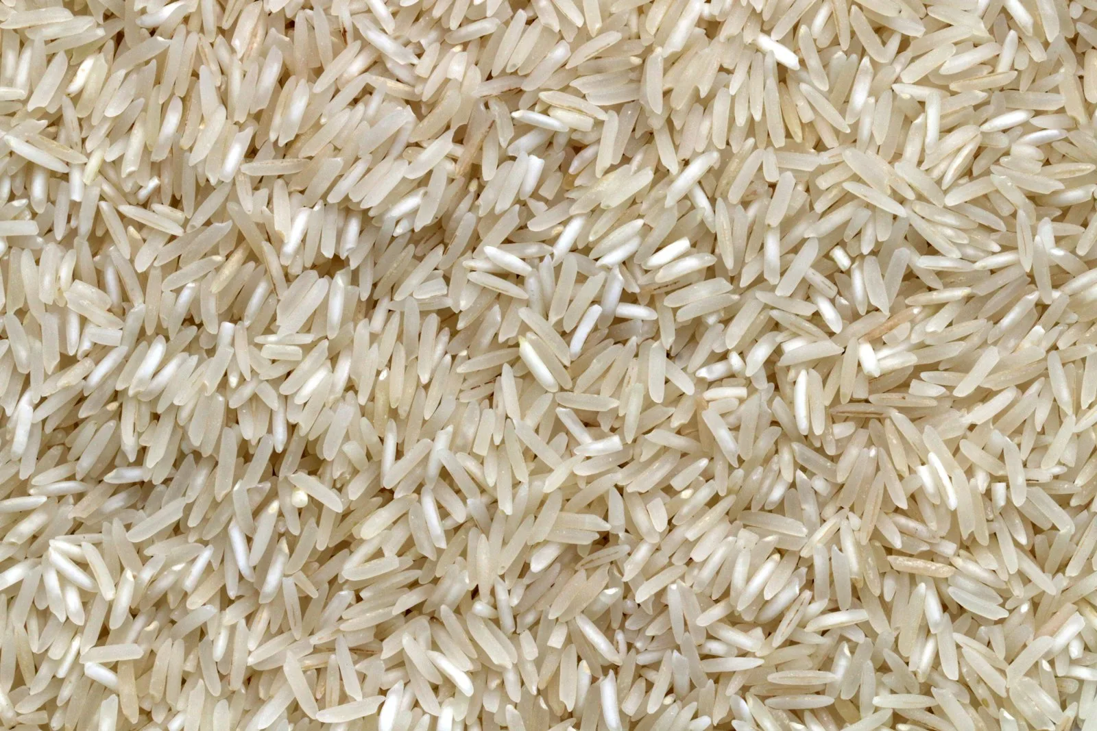 Uncooked long-grain white rice