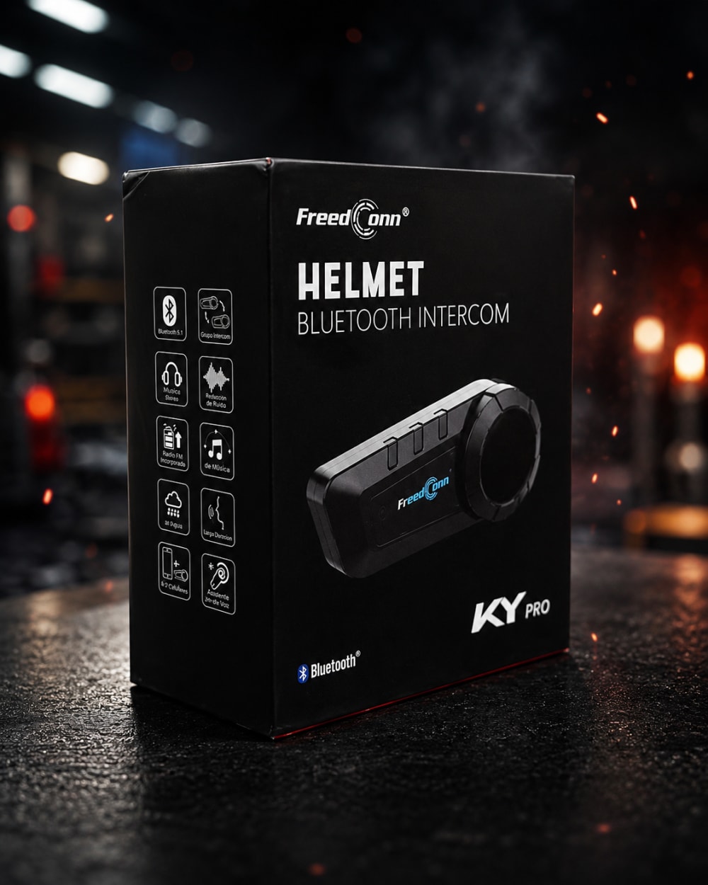 INTERCOMUNICADOR FREEDCONN KY PRO vista 1