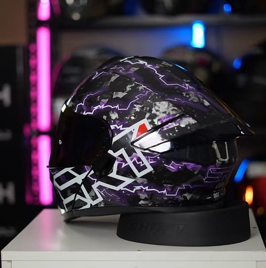 HF130 Moto GP SHINY CARBON ELECTRIC SM vista 1