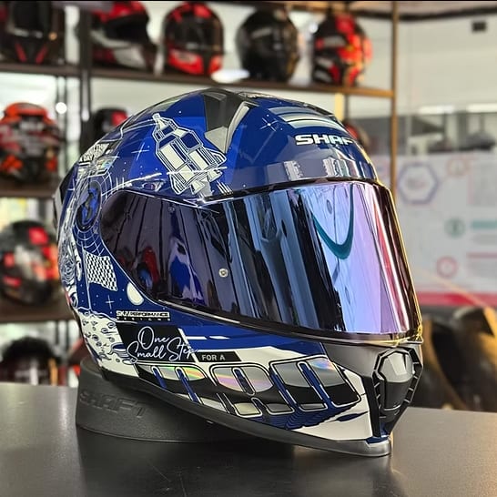 CASCO SHAFT INTEGRAL 560 EVO MANKIND AZ.OS.B AZ. VISOR SM.CL.IR.AZ vista 1