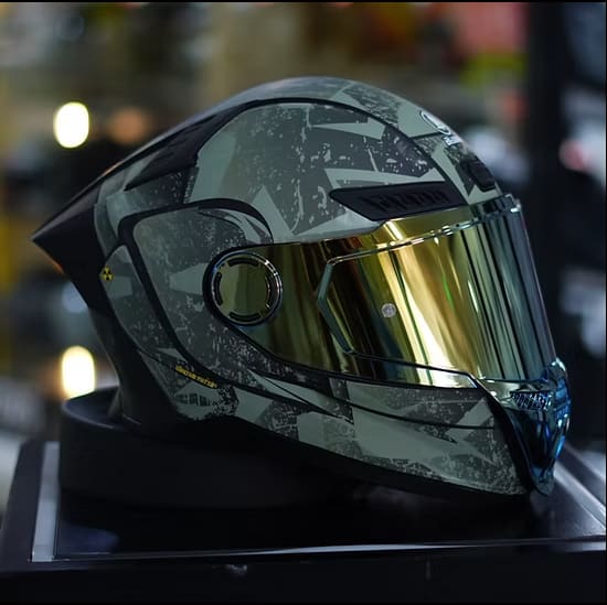 CASCO BELLBIKE BEL-7 INTEGRAL IMPERATOR MATT GREEN vista 1
