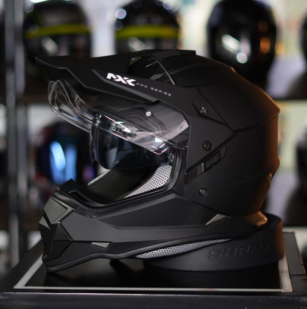 CASCO DUAL ADVENTURE NEGRO MATE - DUAL ADVENTURE - MXL  vista 1